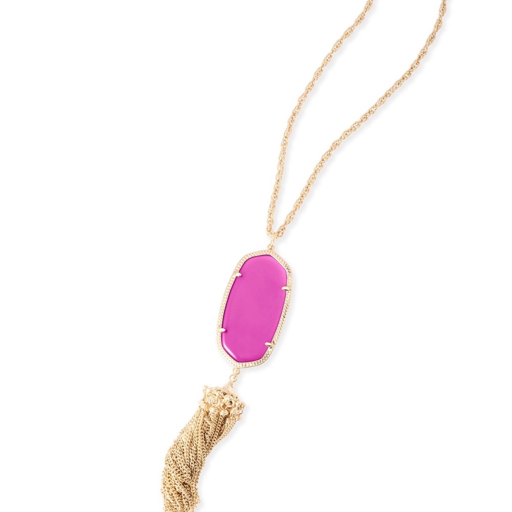 Kendra Scott Rayne Necklace in Hot Pink
